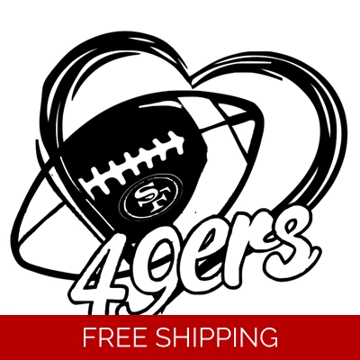 NFL Football San Francisco 49ers die cut vinyl decal NFL Football San Francisco 49ers die cut vinyl decal